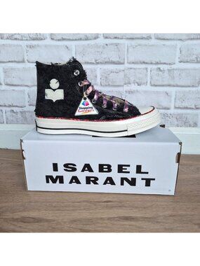 ⭐Converse Isabel Marant Chuck 70 Hi Raven Sz 5 Men's shoes Sneaker Black A10799C